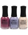 Orly 3pc Nail Polish Set: Supernova Girl, Just Breathe, Almond Milk