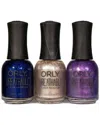 Orly 3pc Nail Polish Set: You're On Sapphire, Moonchild, Alexandrite By You