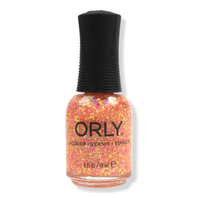 Orly Confetti Topper - Party Animal In Orange