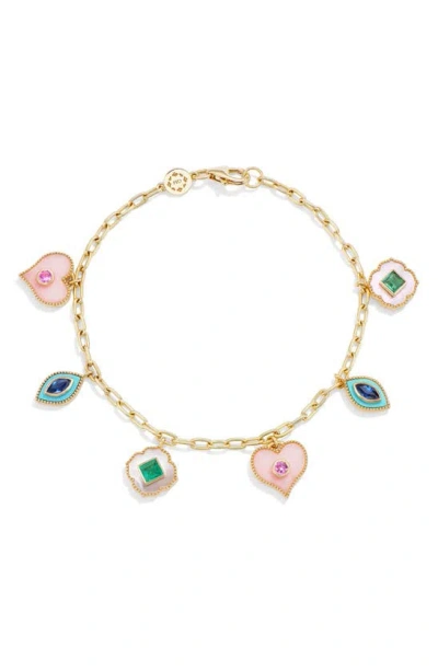 Orly Marcel Light Symbols Charm Bracelet In Multi