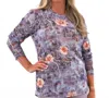 Orly Mesh Top In Purple In Purple