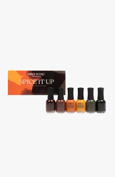 Orly Spice It Up Nail Polish Set In Warm Earthy Tones