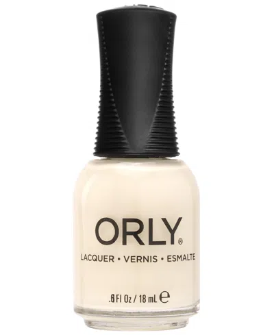 Orly Twinkling Veil Nail Lacquer, 0.6 Oz. In Pastel Cool Yellow Creme