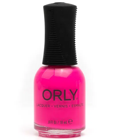 Orly Twinkling Veil Nail Lacquer, 0.6 Oz. In Vibrant Neon Pink Creme