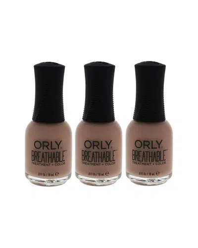 ORLY ORLY WOMEN'S 0.6OZ 20907 NOURISHING NUDE BREATHABLE TREATMENT PLUS COLOR