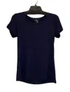 Orly Women's Cap Sleeve Tee In Navy In Blue