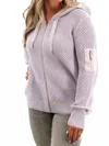 Orly Stunning Hoodie Sweater In Lavender In Purple