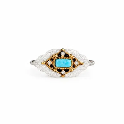 Ormiro Women's Dakini Turquoise & Sterling Silver Ring