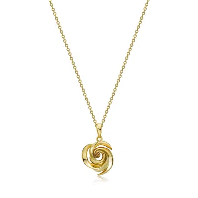 Ormiro Women's Gold Endless Rose Necklace