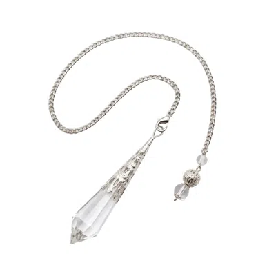 Ormiro Women's Silver Oracle Of Light Pendulum Pendant In Metallic
