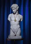 Ornament Art Blue Million Dollar Boy Giclée Photo Print