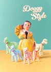Ornament Art Green / Yellow / Orange Doggy Style Poodle Lady Giclée Photo Print