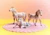 Ornament Art Pink / Purple / Yellow Nana's House, Pastel Horses Giclée Photo Print