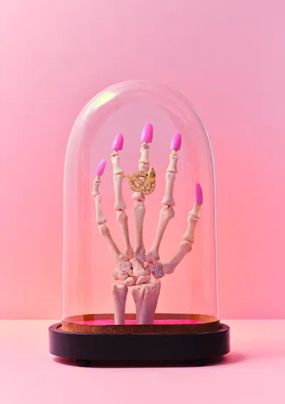 Ornament Art Pink / Purple You Can Take It With You, Nailed Giclée Photo Print