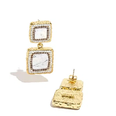 Ornare The Label Women's Gold Stella Earrings – Pearl