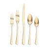 Ornative Abril 20-pc. Flatware Set In Gold
