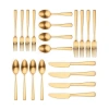 Ornative Adila 20-pc. Flatware Set In Gold