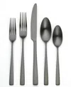 Ornative Adila Service For 4 20 Piece Flatware Set In Black