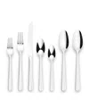 Ornative Alicja Service For 8 42 Piece Flatware Set With Wire Caddy In Silver