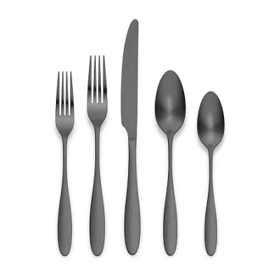 Ornative Amadea 20-pc. Flatware Set In Black