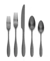 Ornative Amadea Service For 4 20 Piece Flatware Set In Black