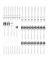 Ornative Eloise Service For 8 45 Piece Flatware Set In Silver