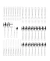Ornative Noa Mirror Service For 8 45 Piece Flatware Set In Silver