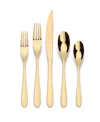 Ornative Percival Service For 4 20 Piece Flatware Set In Gold
