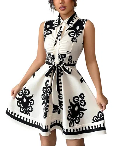 Orniya Linen Mini Dress In Multi