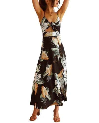 Orniya Midi Dress In Black