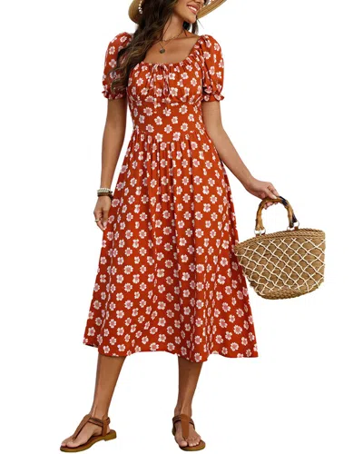 Orniya Midi Dress In Neutral
