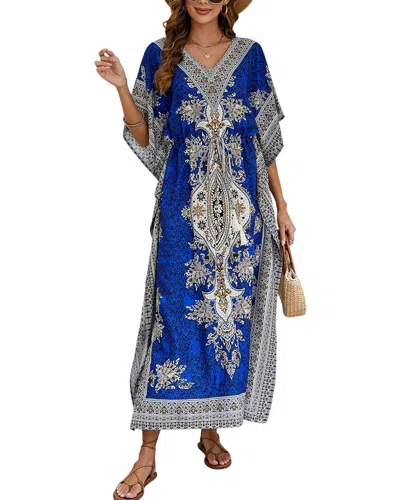 Orniya Midi Dress In Blue