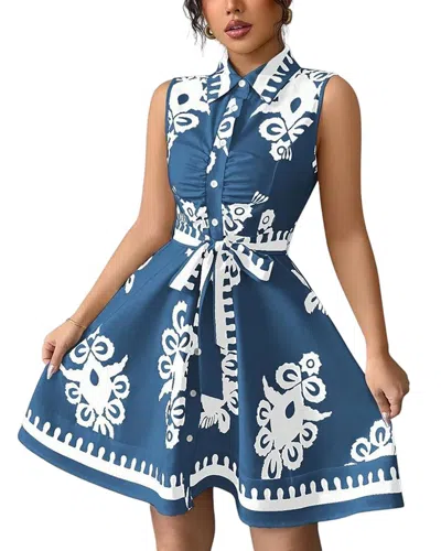 Orniya Mini Dress In Blue