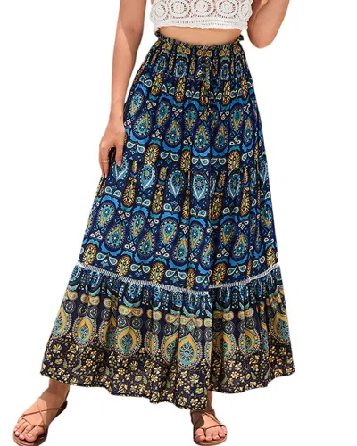 Orniya Skirt In Navy Blue