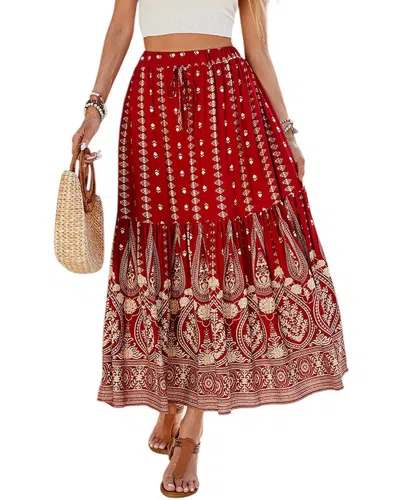 Orniya Skirt In Red