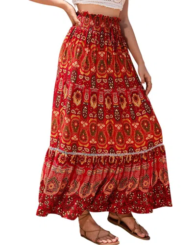 Orniya Skirt In Red