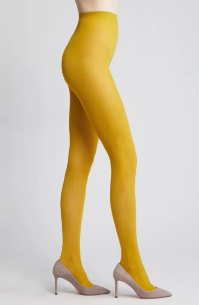 Oroblu All Colours 50-denier Tights In Mustard 3