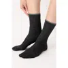 Oroblu Assorted 2-pack Jacquard Crew Socks In Anthracite/military