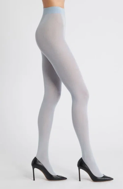 Oroblu Cheryl Sheer Tights In Blue Crystal