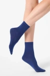 Oroblu Crew Socks In Blue
