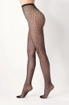Oroblu Double Mesh Tights In Black