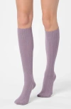 Oroblu Nancy Wool & Cashmere Blend Knee High Socks In Purple