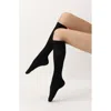 Oroblu Nives Knee High Wool Blend Socks In Black