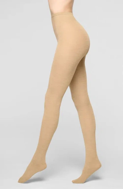 Oroblu Nives Wool Blend Tights In Beige