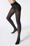Oroblu Shining Rain Rhinestone Tights In Black