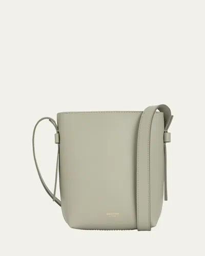 Oroton Ellis Leather Crossbody Bag In White