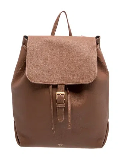Pre-owned Oroton Leather Backpack In Brown