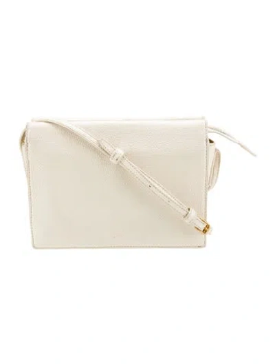 Pre-owned Oroton Leather Shoulder Bag In Neutral