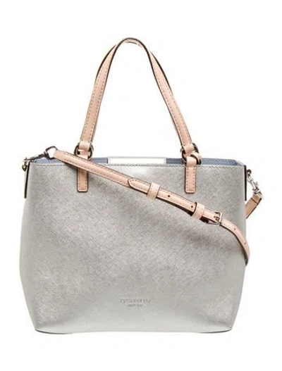 Pre-owned Oroton Leather Shoulder Bag In White