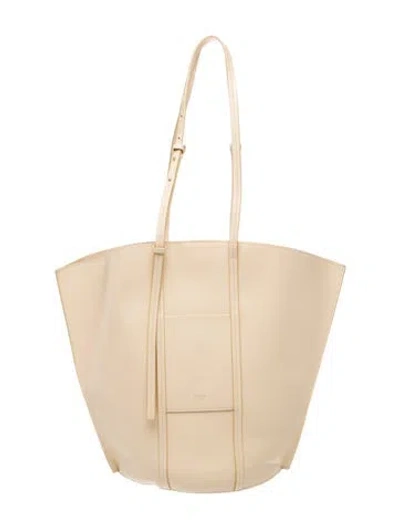 Pre-owned Oroton Leather Tote In Neutrals